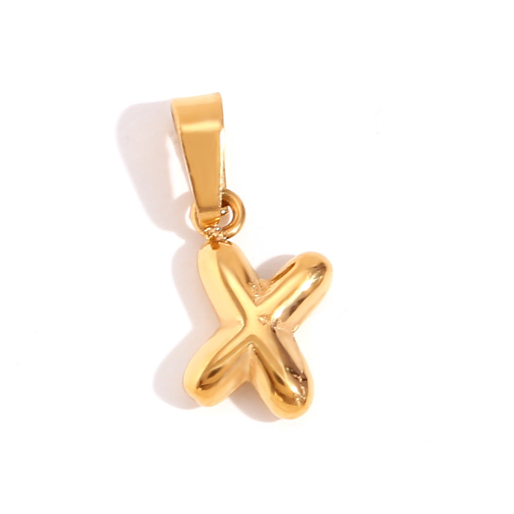 1 Piece Stainless Steel 18K Gold Plated Polished Pendant