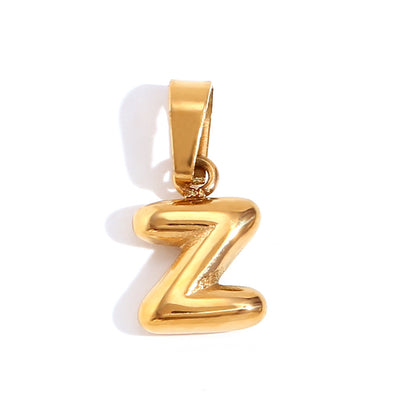 1 Piece Stainless Steel 18K Gold Plated Polished Pendant