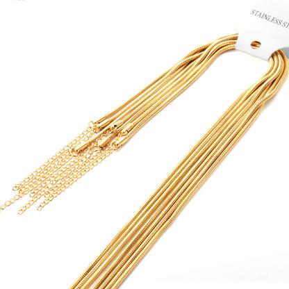 Simple Style Geometric Stainless Steel Plating Necklace 1 Piece