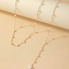 Sweet Simple Style Geometric Imitation Pearl Plating Gold Plated Women's Necklace