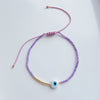 Simple Style Devil's Eye Glass Glass Beaded Women's Bracelets