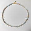 Casual Color Block Mixed Materials Necklace