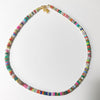 Casual Color Block Mixed Materials Necklace