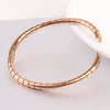 Wholesale Simple Style Solid Color Stainless Steel Plating Gold Plated Bangle