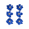 1 Pair Elegant Bohemian Simple Style Flower Plating Alloy Drop Earrings