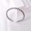 Casual Simple Style Solid Color Stainless Steel Plating Bangle