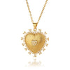 Elegant Streetwear Bear Heart Shape Elephant Copper Plating Inlay Zircon Pendant Necklace