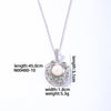 Ig Style Elegant Original Design Water Droplets Copper Plating Inlay Pearl Zircon White Gold Plated Gold Plated Pendant Necklace