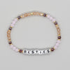 Vintage Style Simple Style Letter Beaded Artificial Crystal Wholesale Bracelets