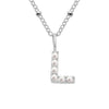 Vintage Style Letter Stainless Steel Plating Pendant Necklace