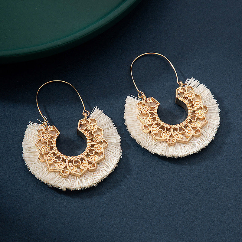 1 Pair Classic Style Geometric Plating Zinc Alloy Drop Earrings