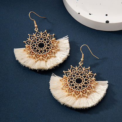 1 Pair Classic Style Geometric Plating Zinc Alloy Drop Earrings