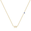 Basic Number Titanium Steel Plating 18k Gold Plated Necklace