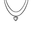 Simple Style Heart Shape Alloy Plating Women's Choker