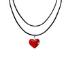 Simple Style Heart Shape Alloy Plating Women's Choker