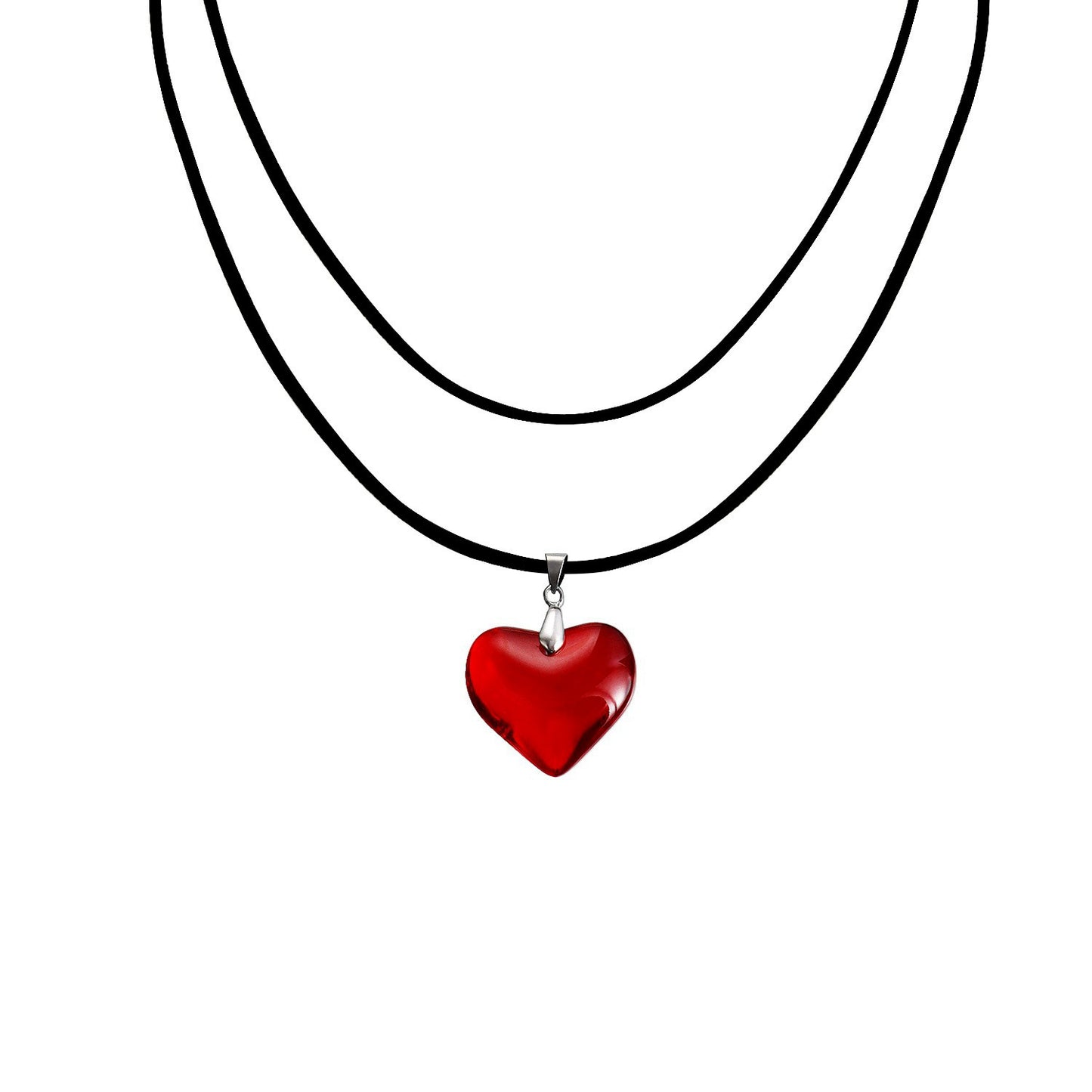 Simple Style Heart Shape Alloy Plating Women's Choker