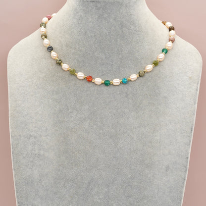 Bohemian Geometric Freshwater Pearl Necklace In Bulk