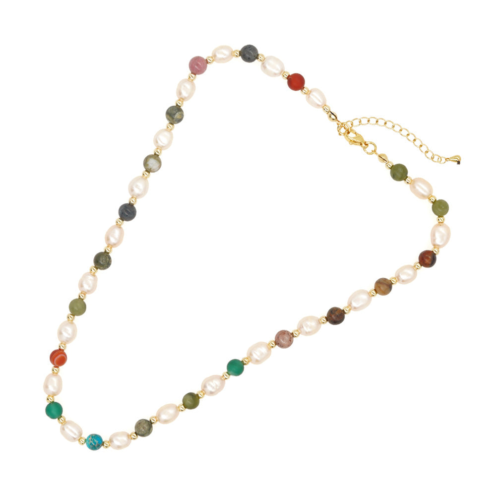 Bohemian Geometric Freshwater Pearl Necklace In Bulk