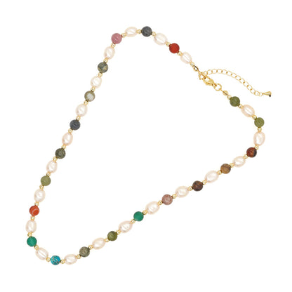 Bohemian Geometric Freshwater Pearl Necklace In Bulk