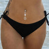 Streetwear Heart Shape Metal Belly Ring