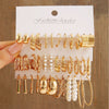 1 Set Ig Style Simple Style Circle Plating Inlay Alloy Rhinestones Earrings