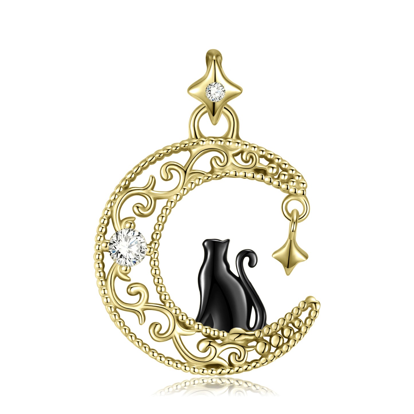 Sweet Cat Sterling Silver Necklace