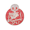 Gothic Funny Skull Alloy Stoving Varnish Unisex Brooches