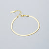 Simple Style Solid Color Sterling Silver Plating Bracelets