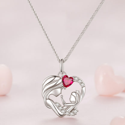 Casual Heart Shape Sterling Silver Plating Inlay Zircon White Gold Plated Necklace