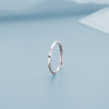 Simple Style Letter Copper Plating Open Rings