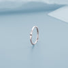 Simple Style Letter Copper Plating Open Rings