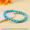 Retro Simple Style Round Natural Stone Beaded Bracelets