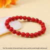 Retro Simple Style Round Natural Stone Beaded Bracelets