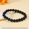 Simple Style Round Natural Stone Beaded Bracelets