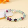 Simple Style Round Natural Stone Beaded Bracelets