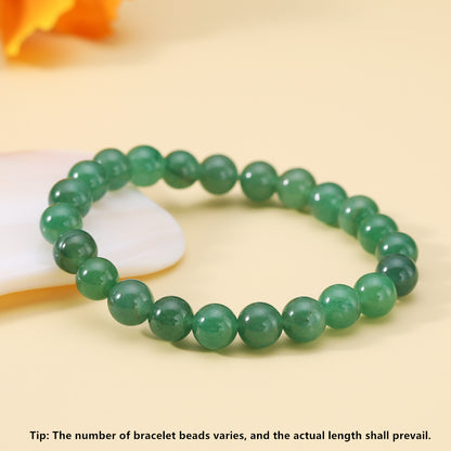 Simple Style Round Natural Stone Beaded Bracelets