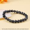 Simple Style Round Natural Stone Beaded Bracelets