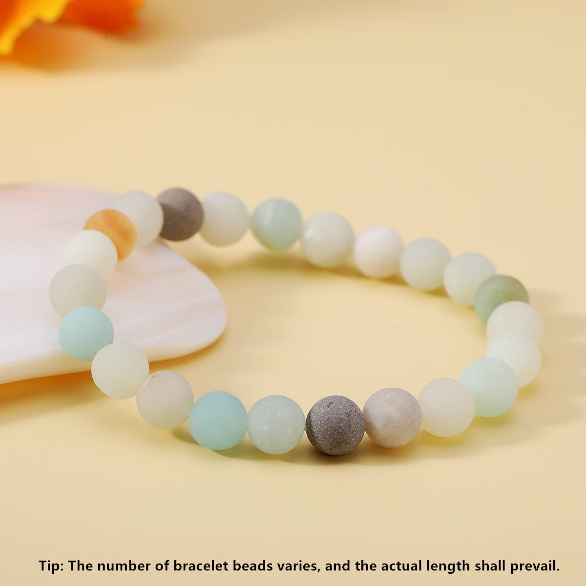 Simple Style Round Natural Stone Beaded Bracelets