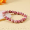 Simple Style Round Natural Stone Beaded Bracelets