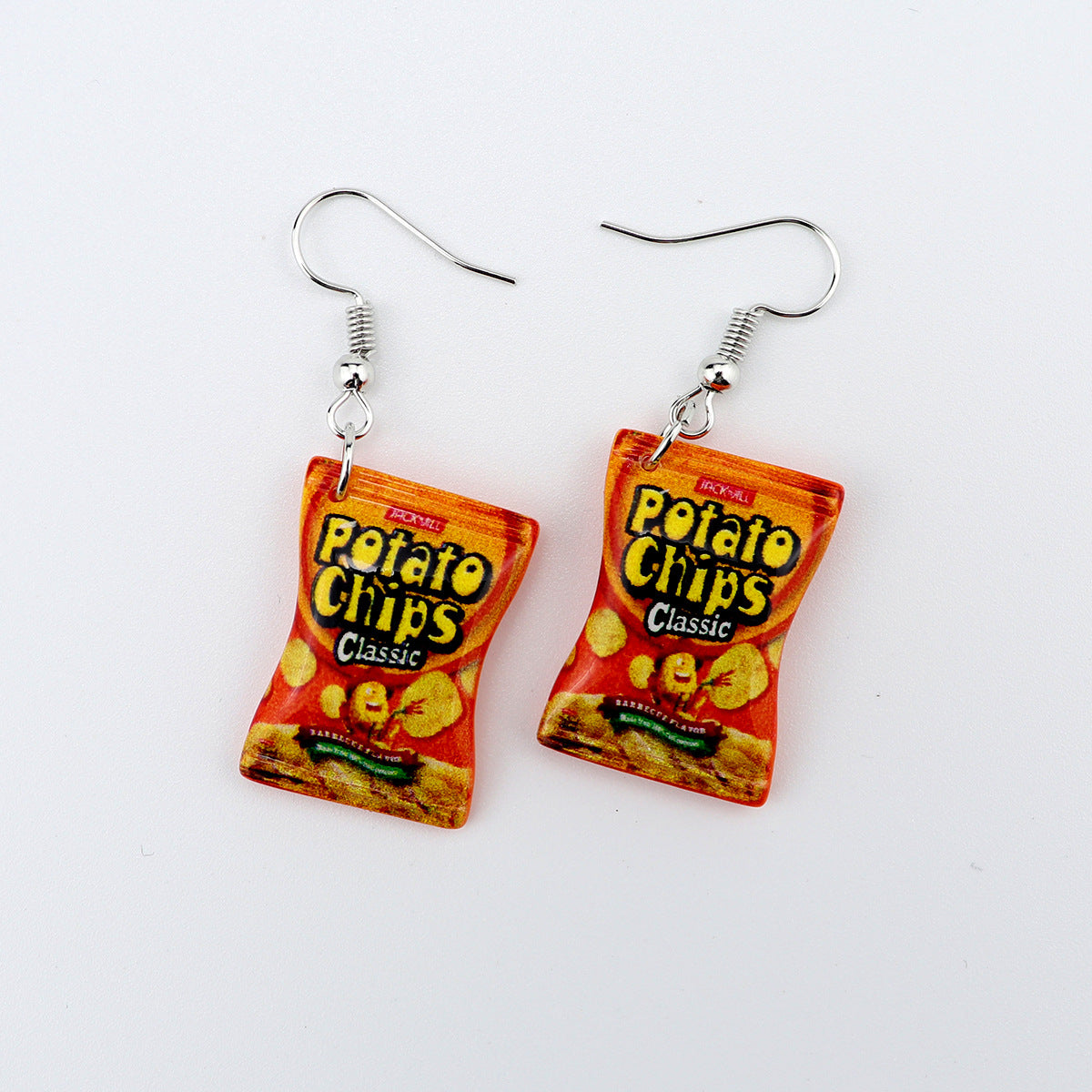 1 Pair Simple Style Cartoon Plastic Resin Drop Earrings