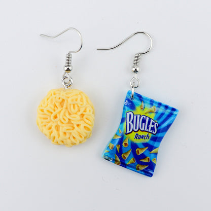 1 Pair Simple Style Cartoon Plastic Resin Drop Earrings