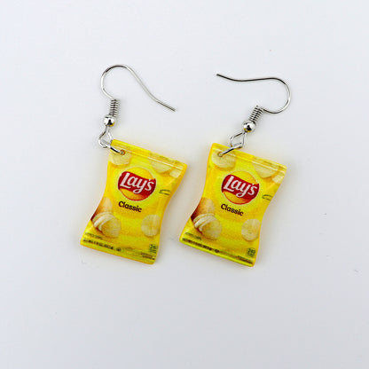 1 Pair Simple Style Cartoon Plastic Resin Drop Earrings