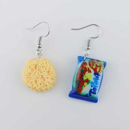 1 Pair Simple Style Cartoon Plastic Resin Drop Earrings