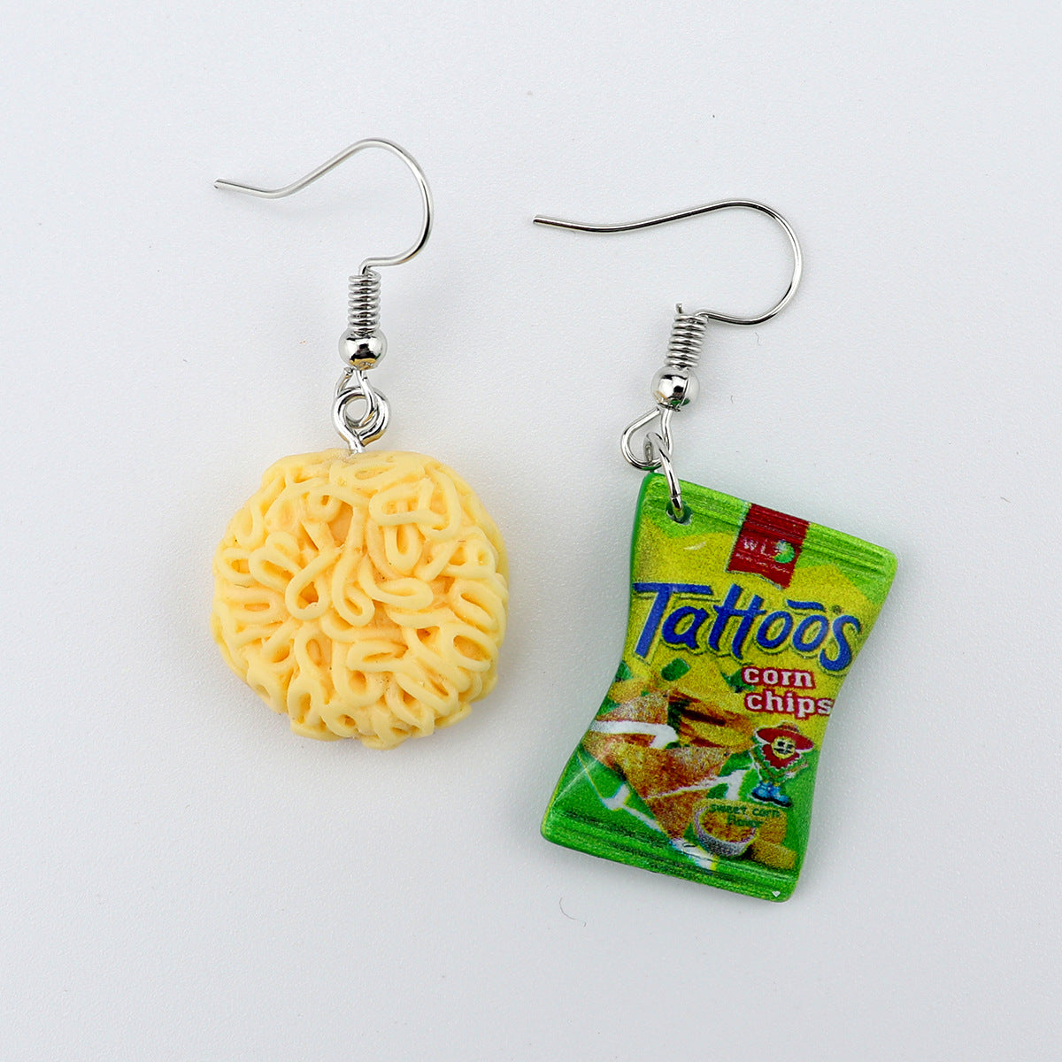 1 Pair Simple Style Cartoon Plastic Resin Drop Earrings