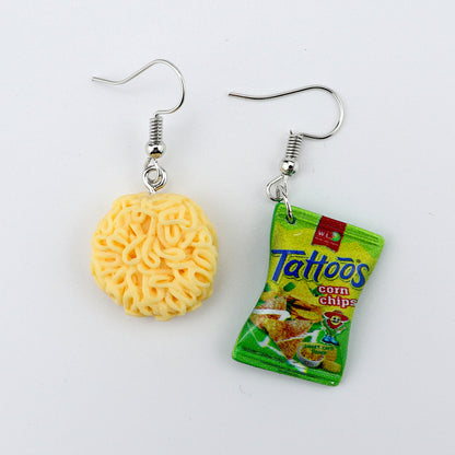 1 Pair Simple Style Cartoon Plastic Resin Drop Earrings