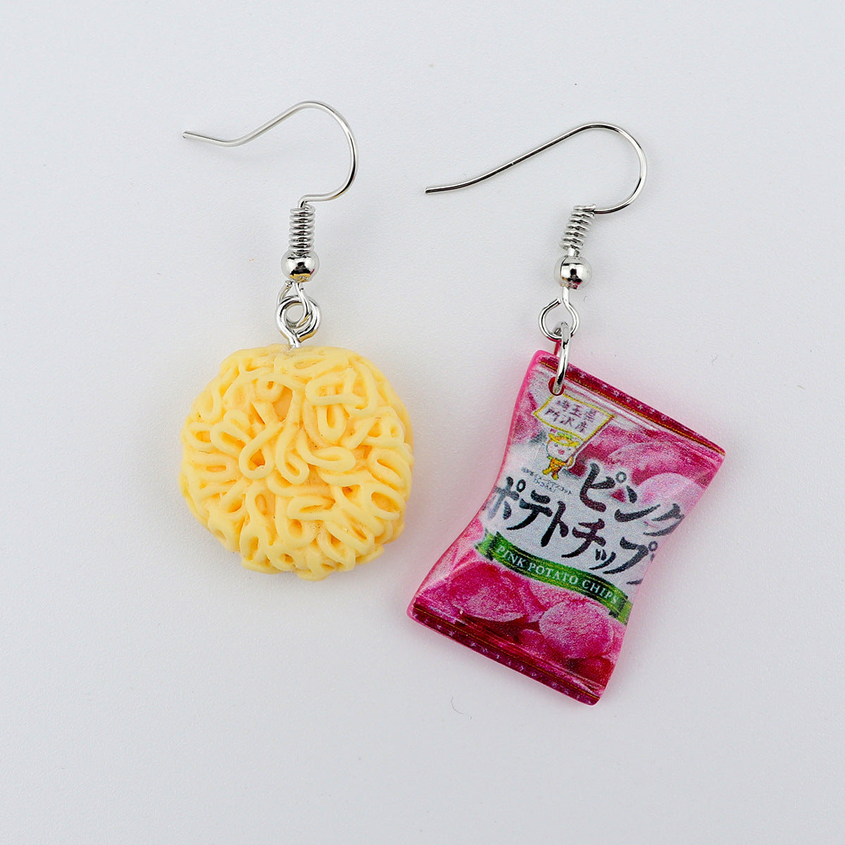 1 Pair Simple Style Cartoon Plastic Resin Drop Earrings