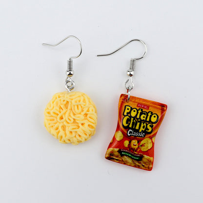 1 Pair Simple Style Cartoon Plastic Resin Drop Earrings