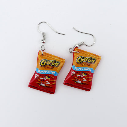 1 Pair Simple Style Cartoon Plastic Resin Drop Earrings