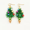 Cartoon Style Santa Claus Cloth Epoxy Christmas Kid's Earrings