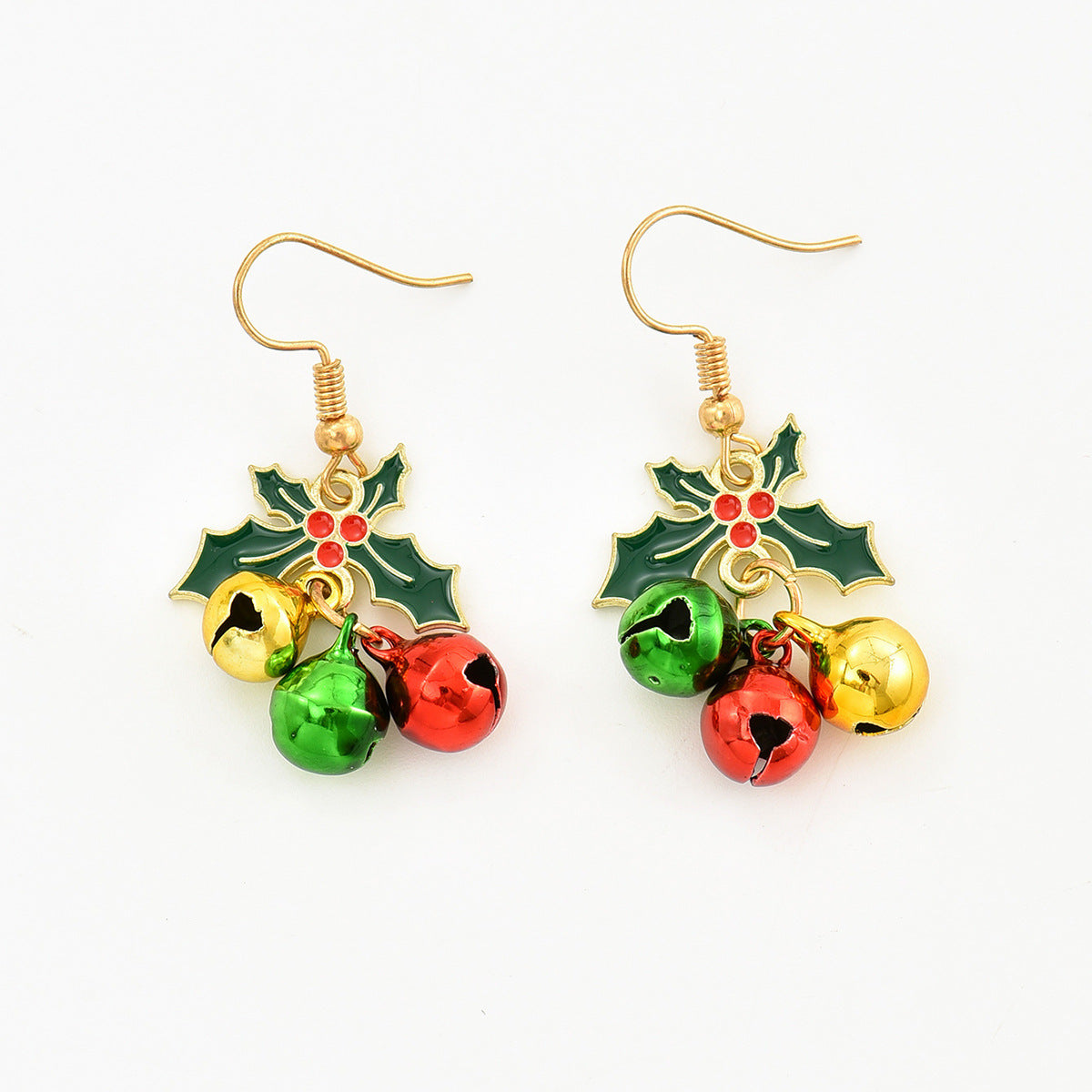 Cartoon Style Santa Claus Cloth Epoxy Christmas Kid's Earrings